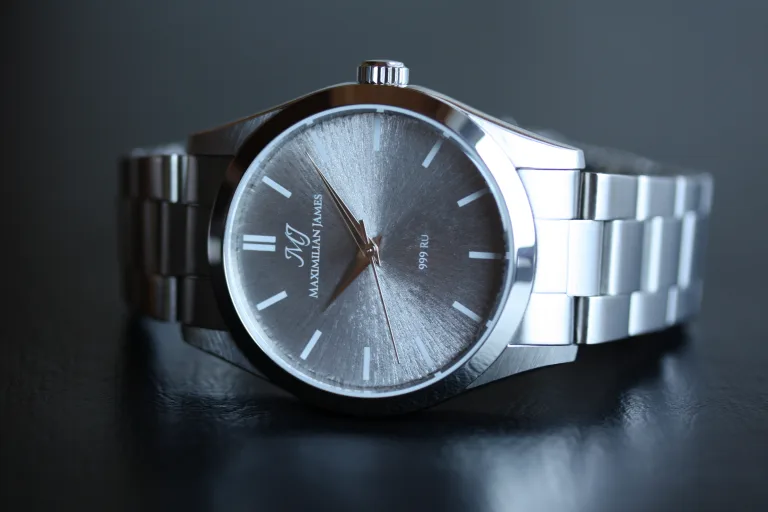 Precious metal watch by Maximilian James 